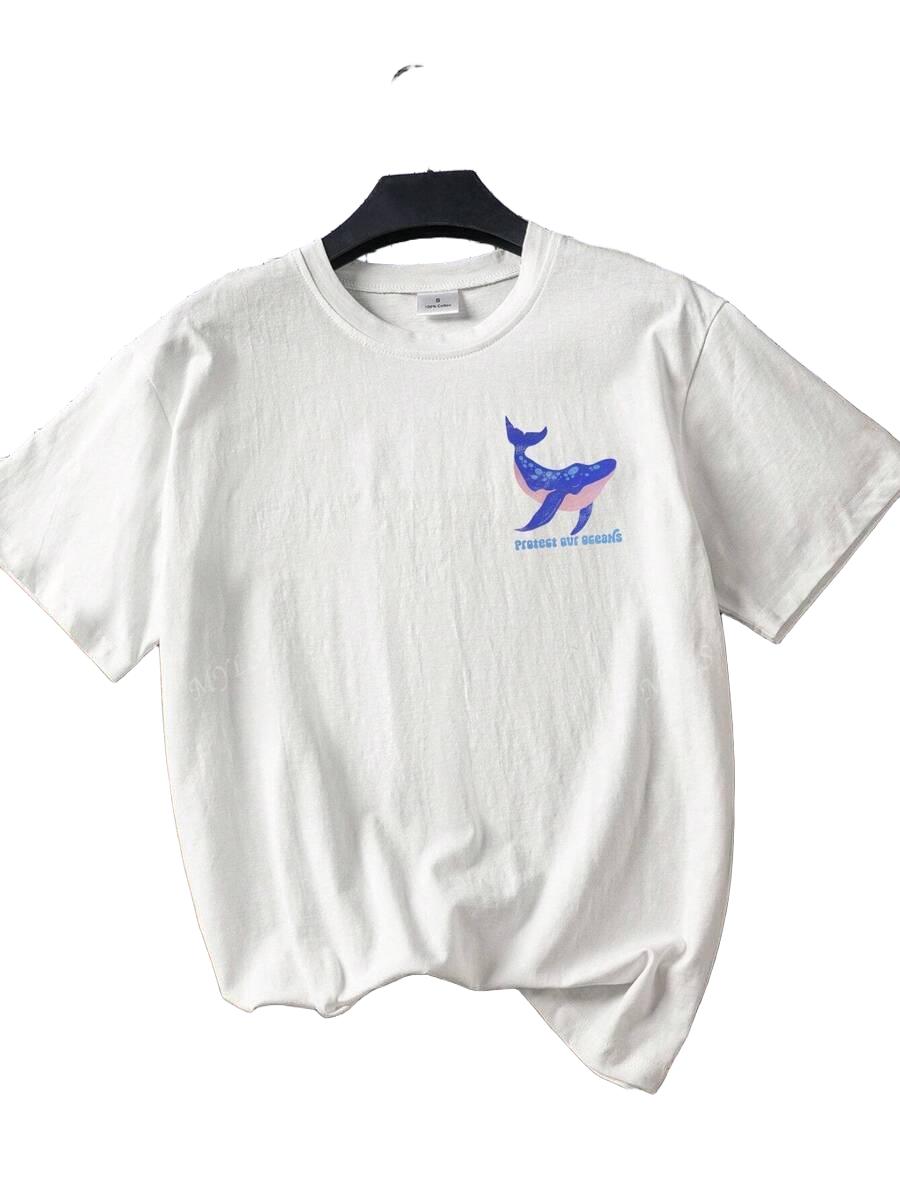 T-SHIRT Z NADRUKIEM