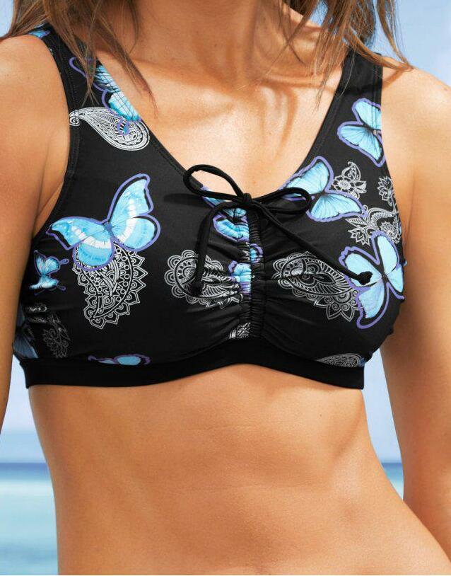 GÓRA OD BIKINI W MOTYLE 