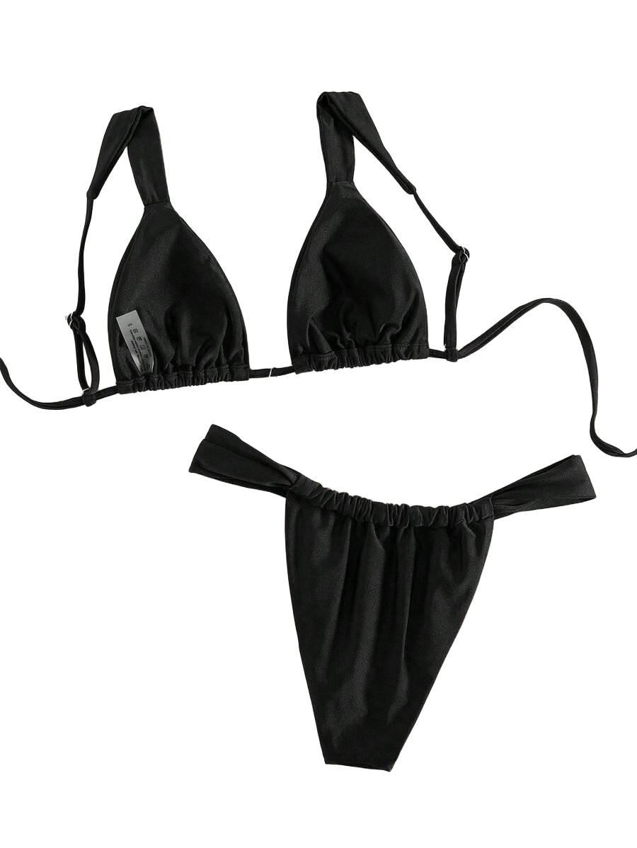 KOMPLET BIKINI Z WIĄZANĄ GÓRĄ