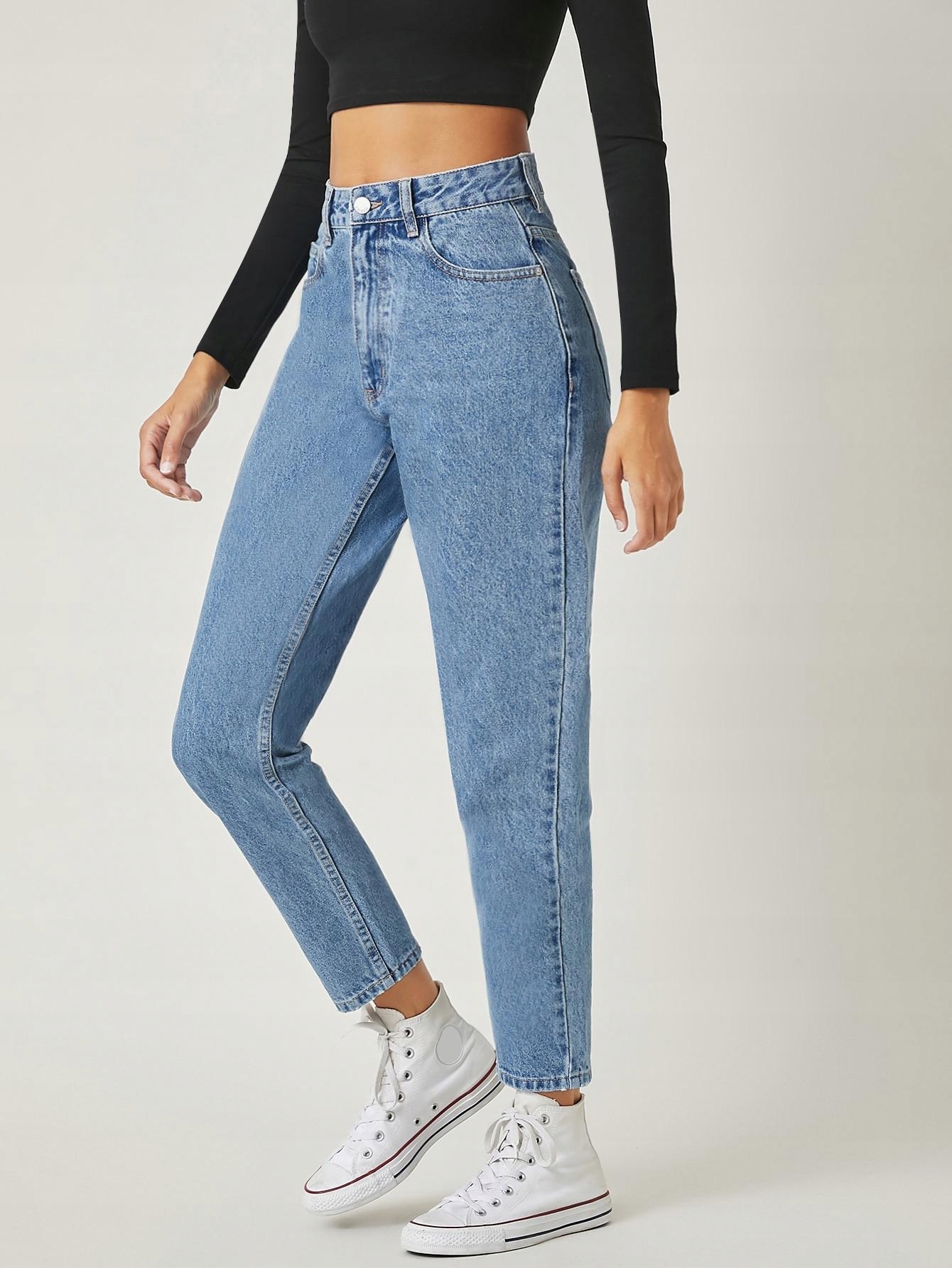 NIEBIESKIE SPODNIE JEANS 