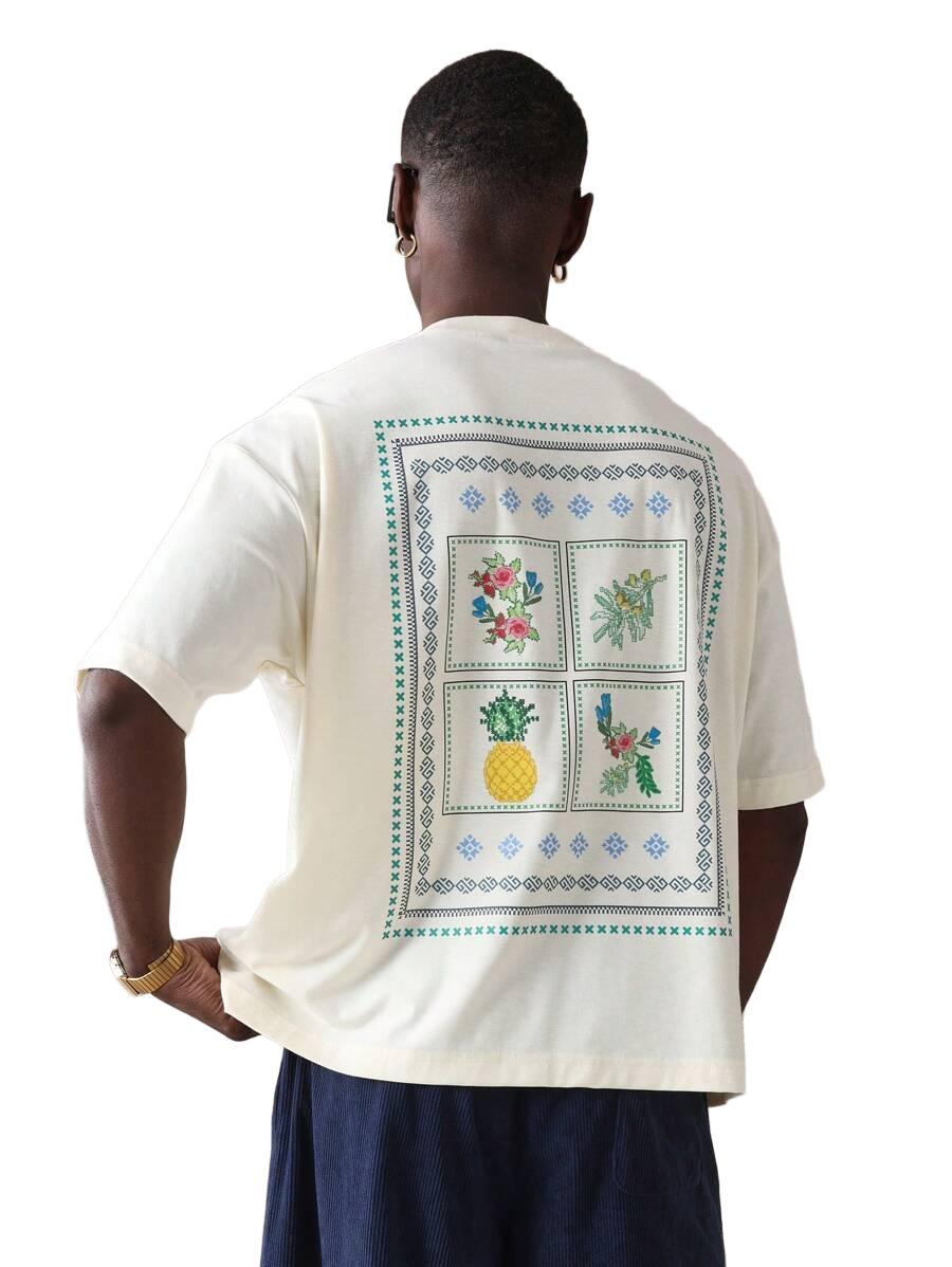 T-SHIRT MĘSKI Z NADRUKIEM