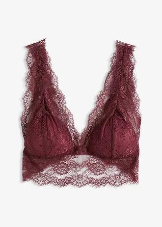 BIUSTONOSZ BRALETTE Z DELIKATNEJ KORONKI
