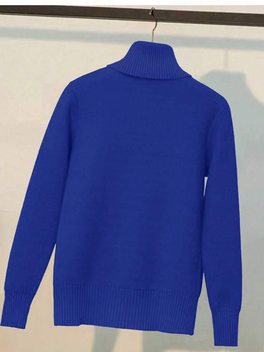 NIEBIESKI SWETER GOLF