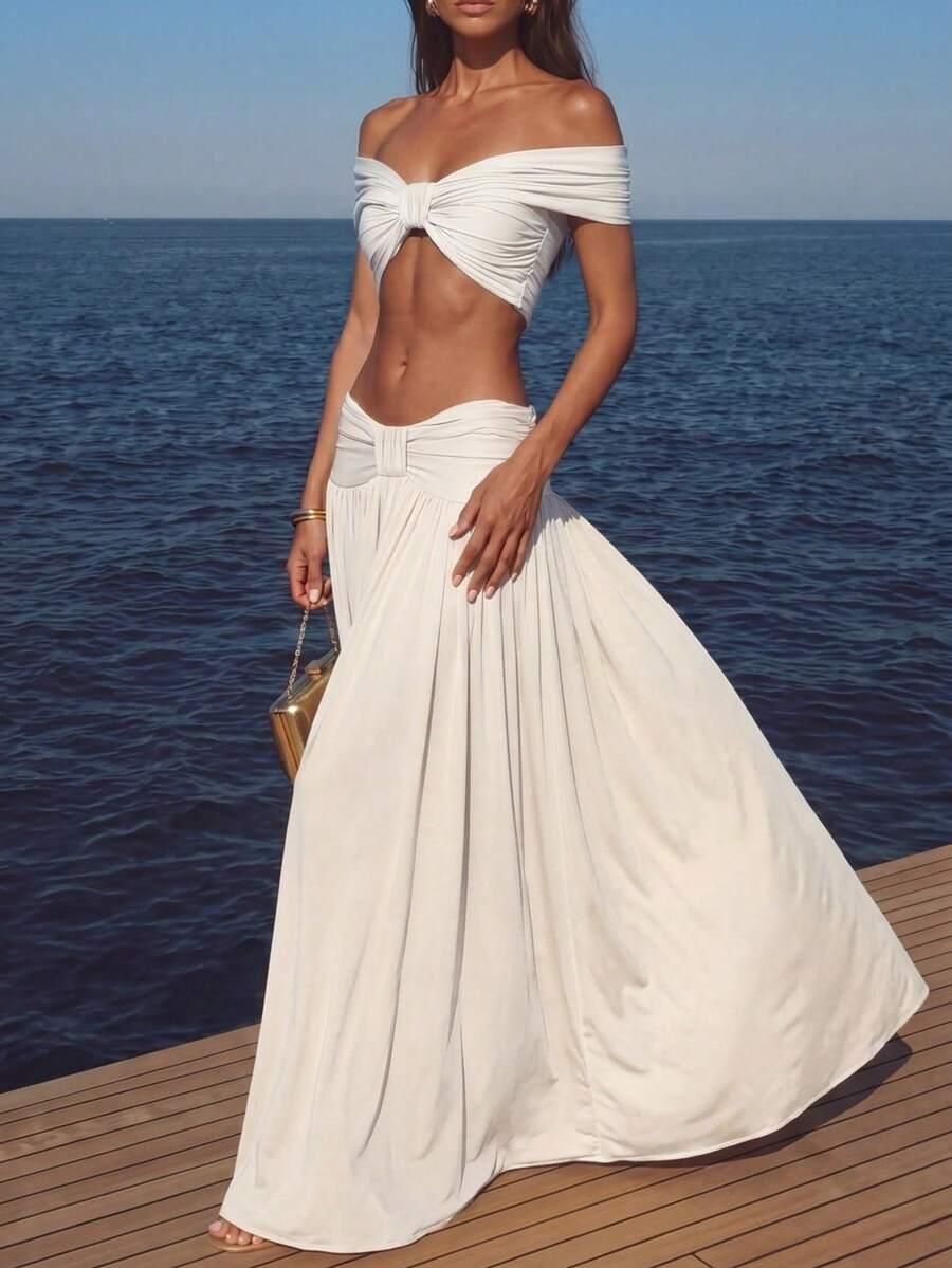 Komplet SPÓDNICA MAXI top