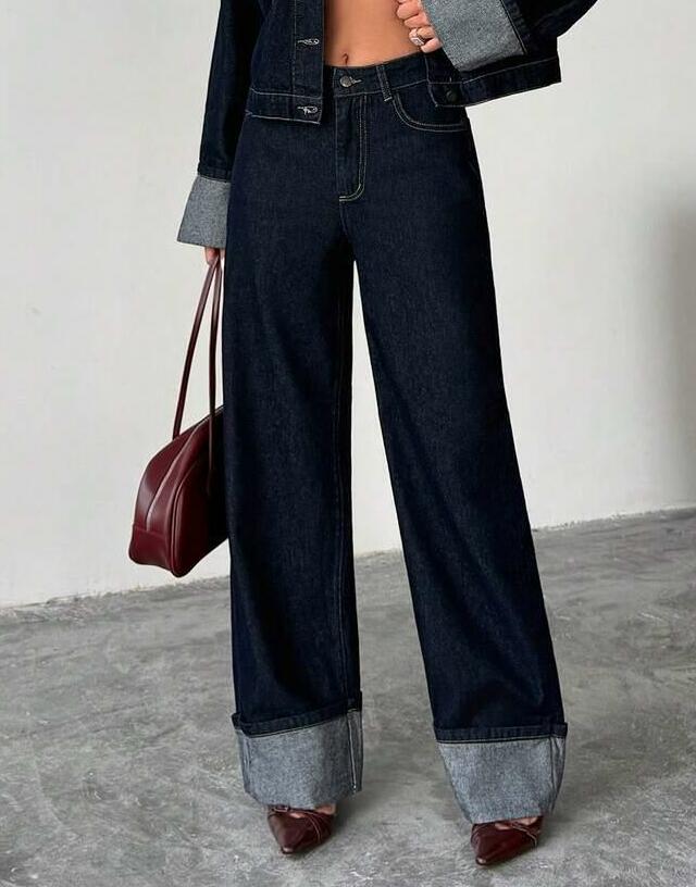 proste spodnie jeans