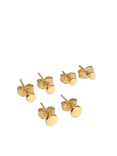 złote kolczyki 3-pack