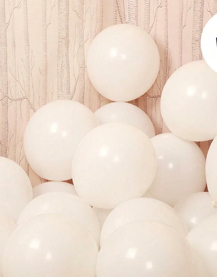białe balony 10-pack