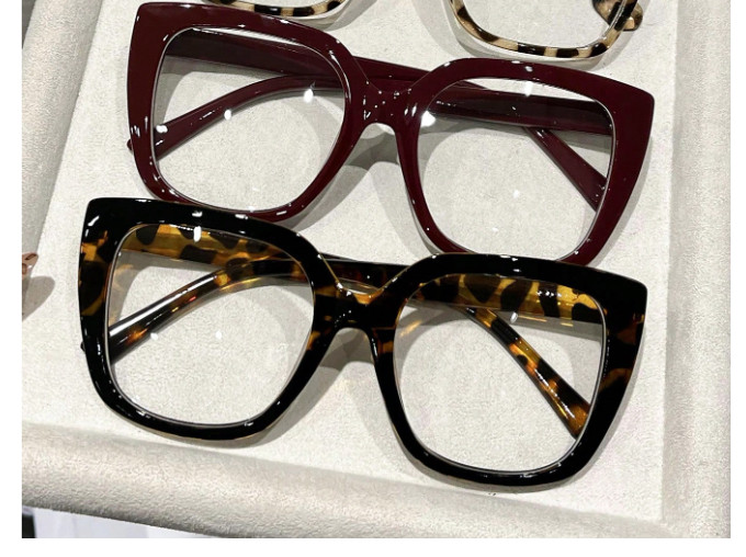 okulary zerówki animal print