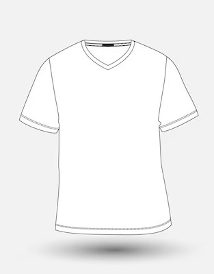 KLASYCZNY T-SHIRT T41-7695K-Y8