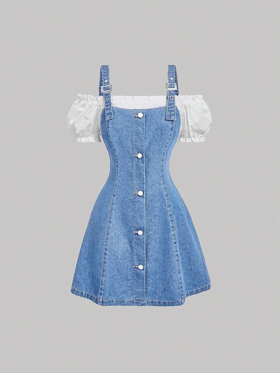 MINI SUKIENKA JEANS