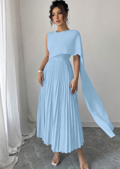 plisowana maxi sukienka
