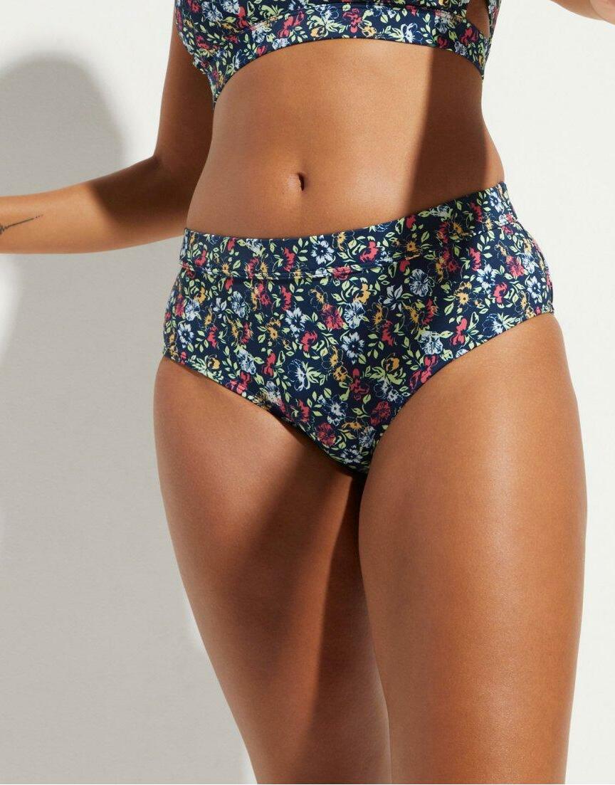 dół od bikini wzór kwiaty