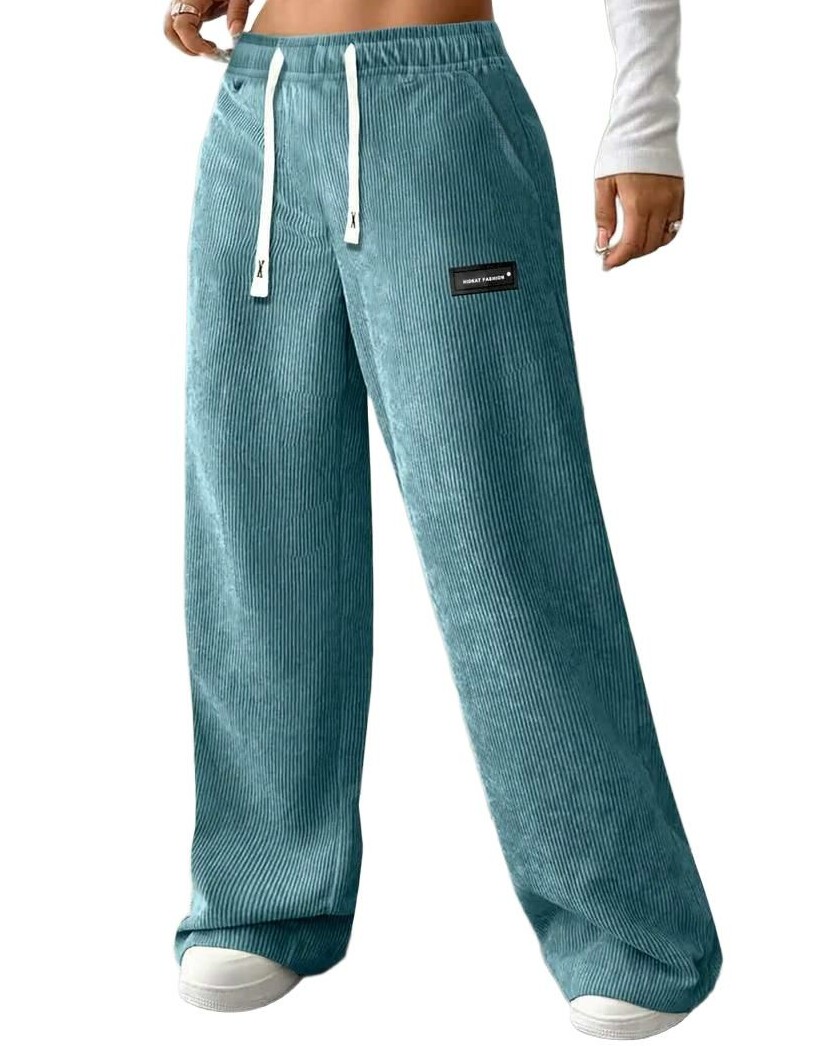 niebieskie spodnie casual