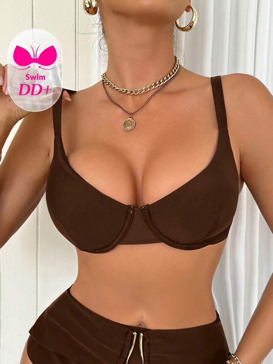 brązowa góra od bikini 