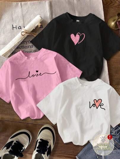 t-shirt casual 3-pack