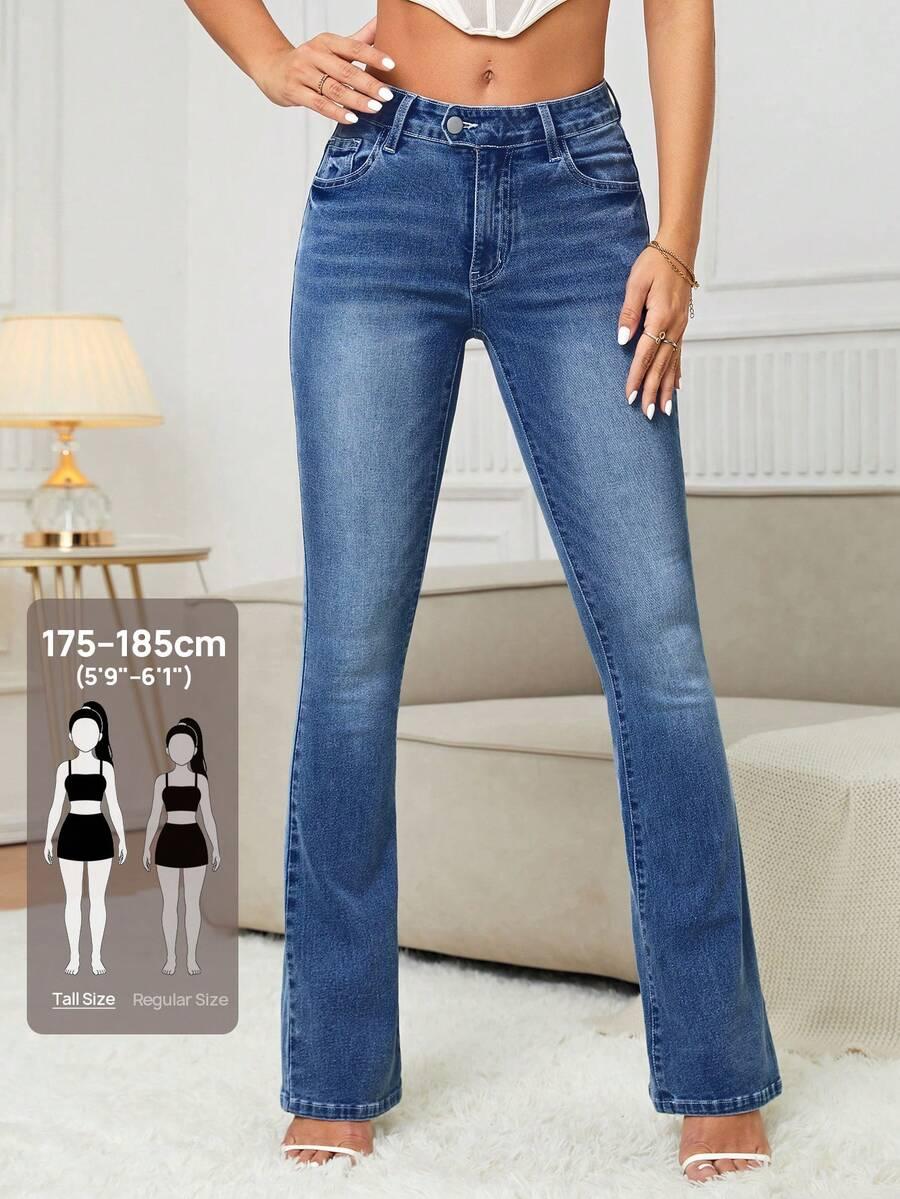 granatowe spodnie jeans 