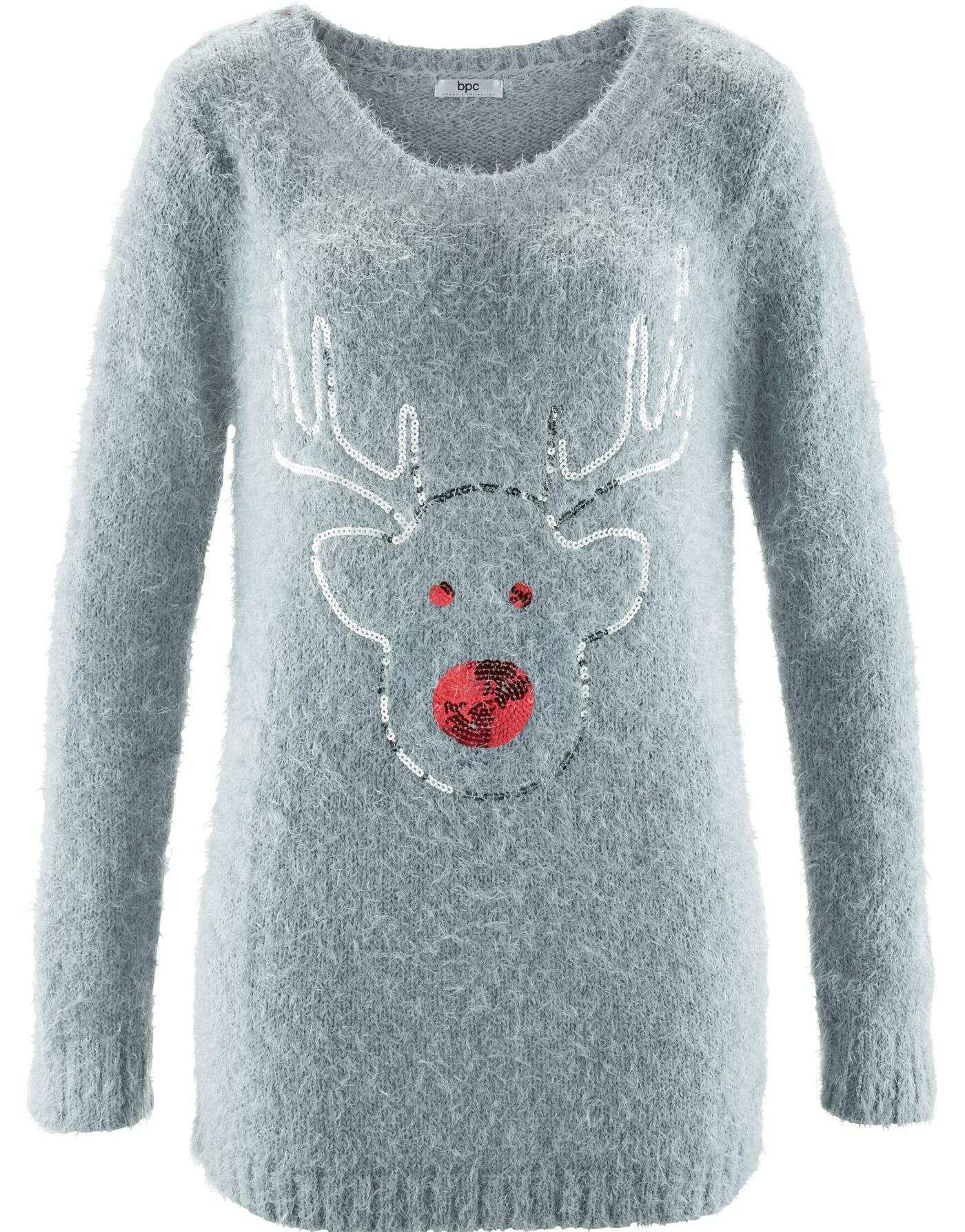 SWETER ŚWIATECZNY DAMSKI