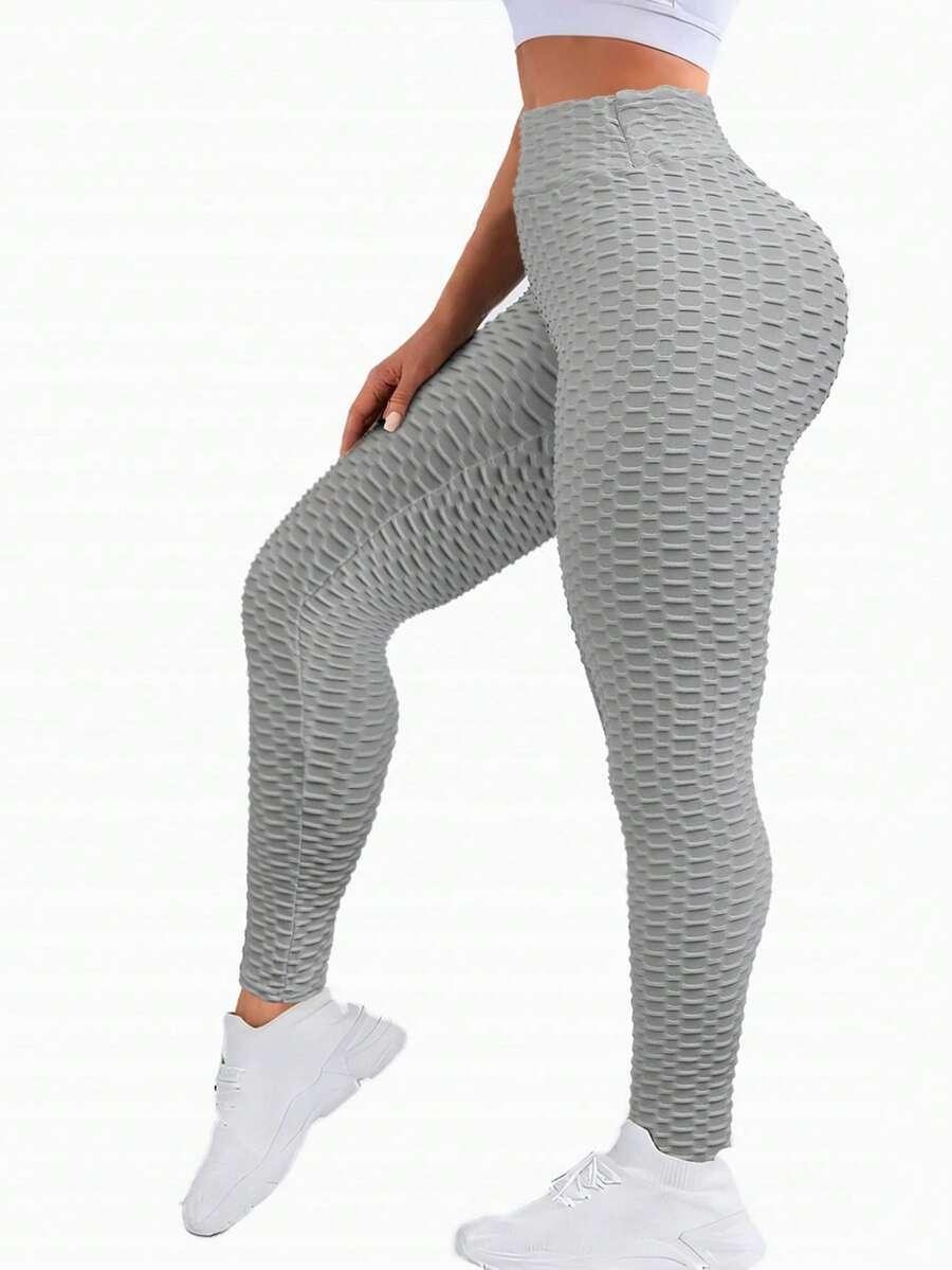 SZARE LEGGINSY WYSOKI STAN