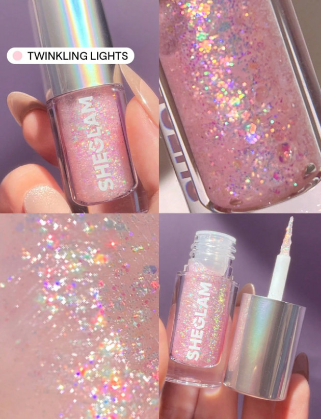 BROKATOWY EYELINER TWINKLING LIGHTS