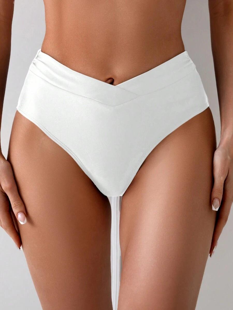 BIAŁY DÓŁ OD BIKINI 