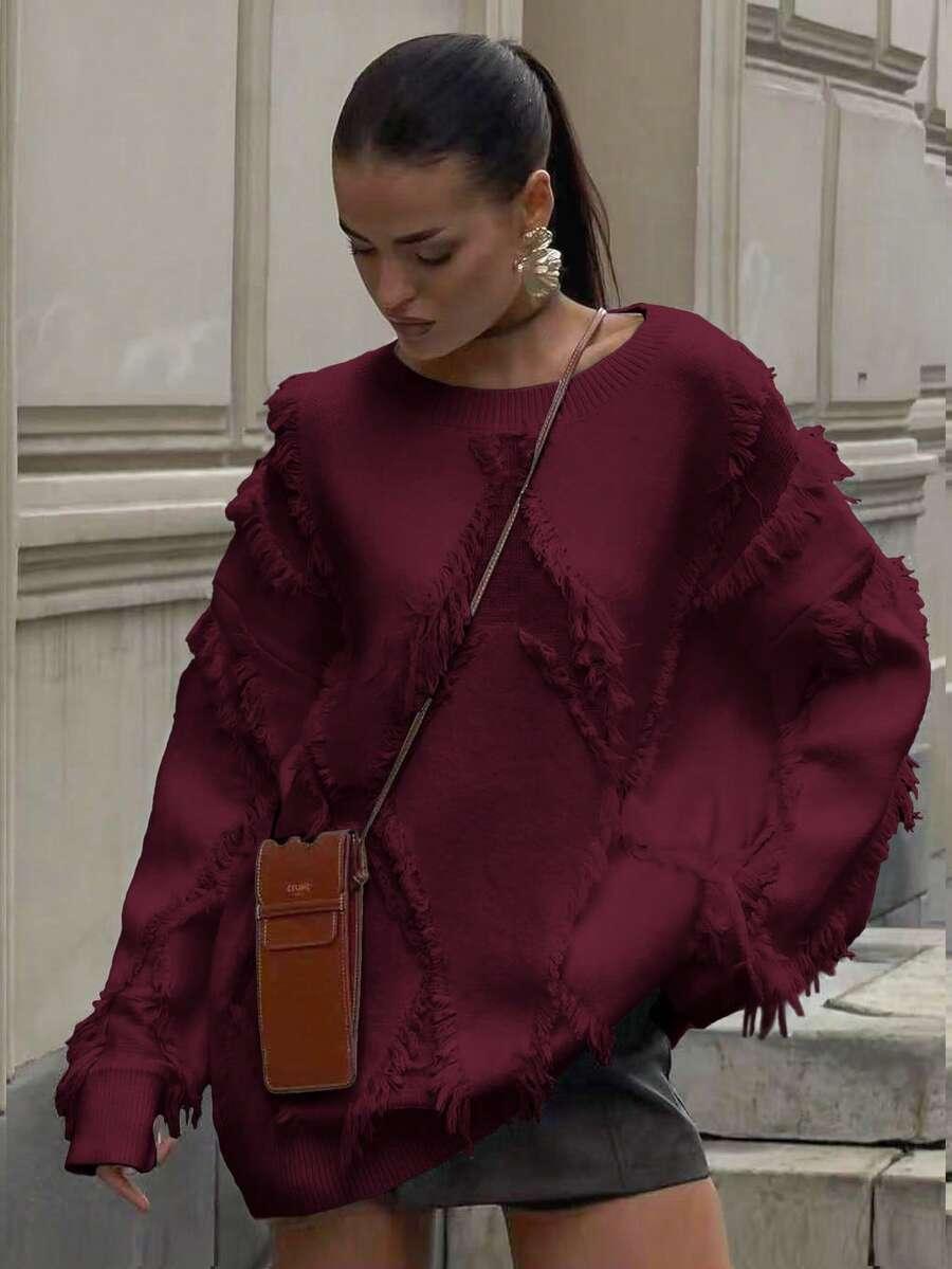 SWETER długi rękaw