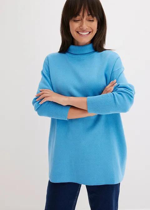 NIEBIESKI SWETER GOLF