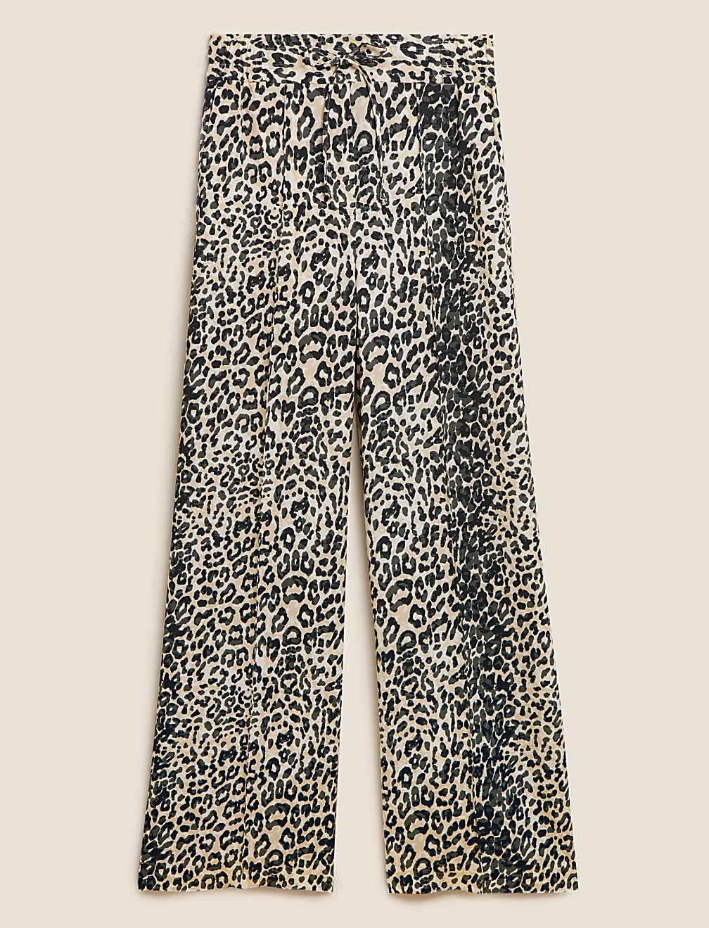PROSTE SPODNIE ANIMAL PRINT T59-1524T-Y8