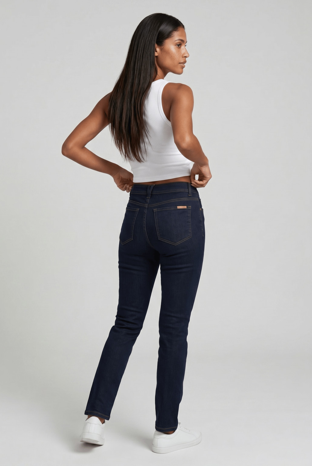 spodnie rurki jeans