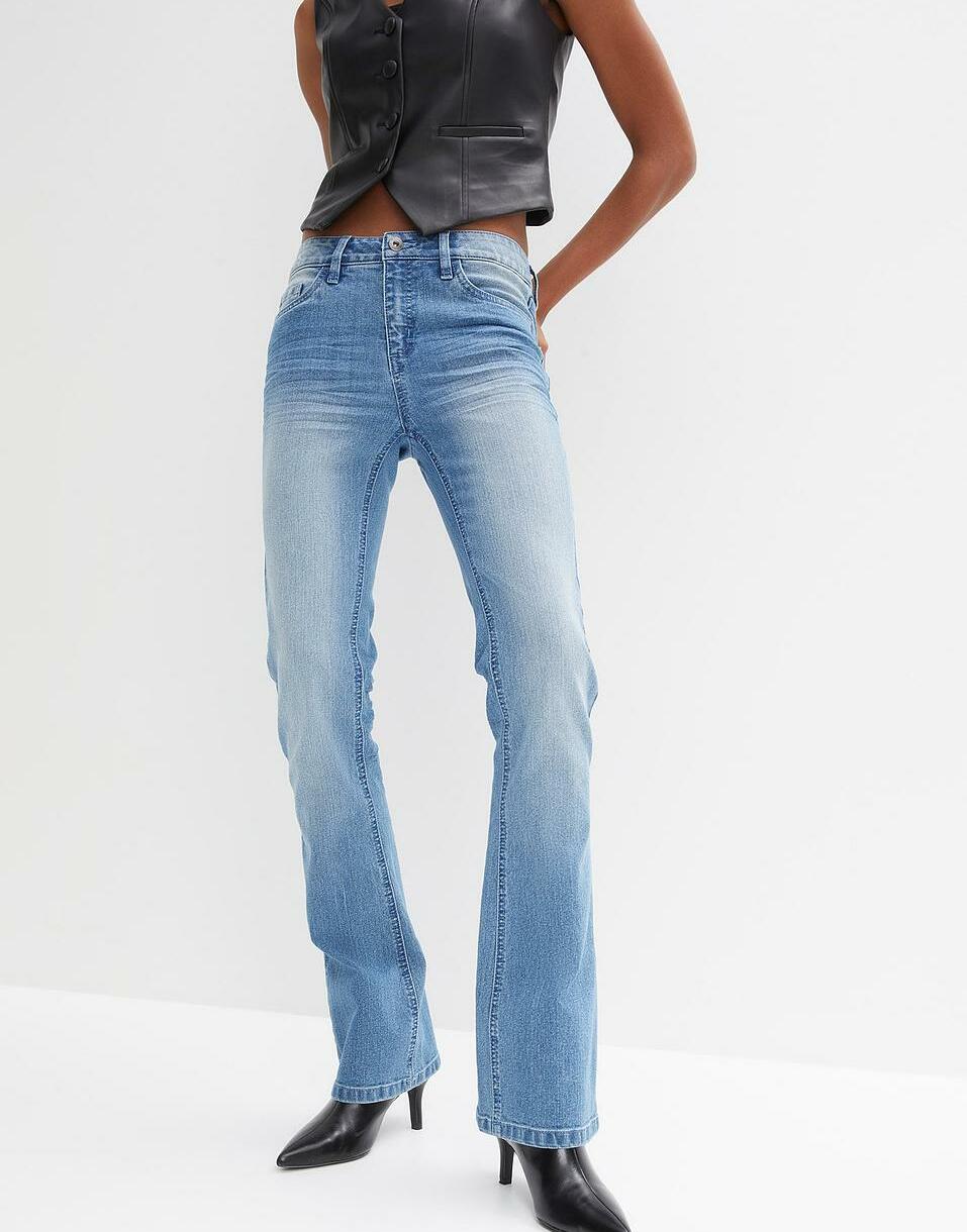 NIEBIESKIE SPODNIE JEANSOWE 