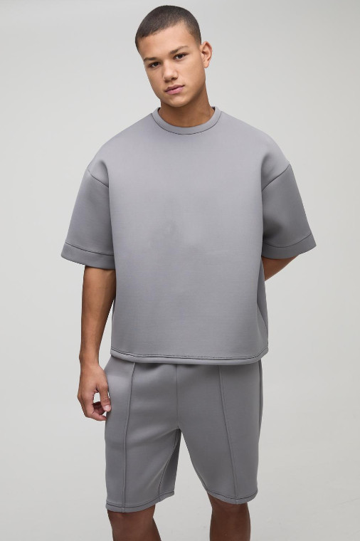SZARY T-SHIRT BASIC