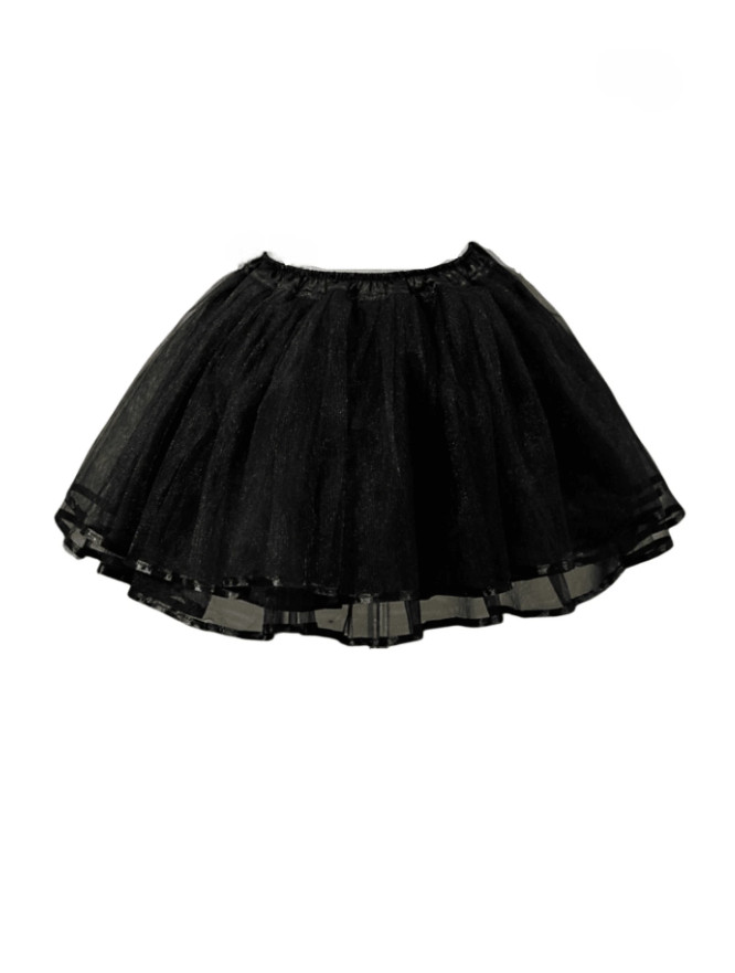 CZARNA MINI SPÓDNICA TIULOWA 