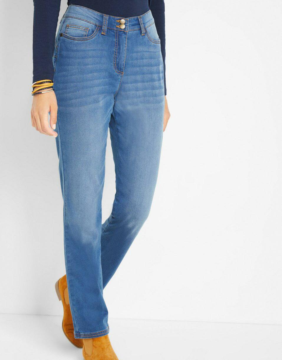 NIEBIESKIE SPODNIE JEANS 