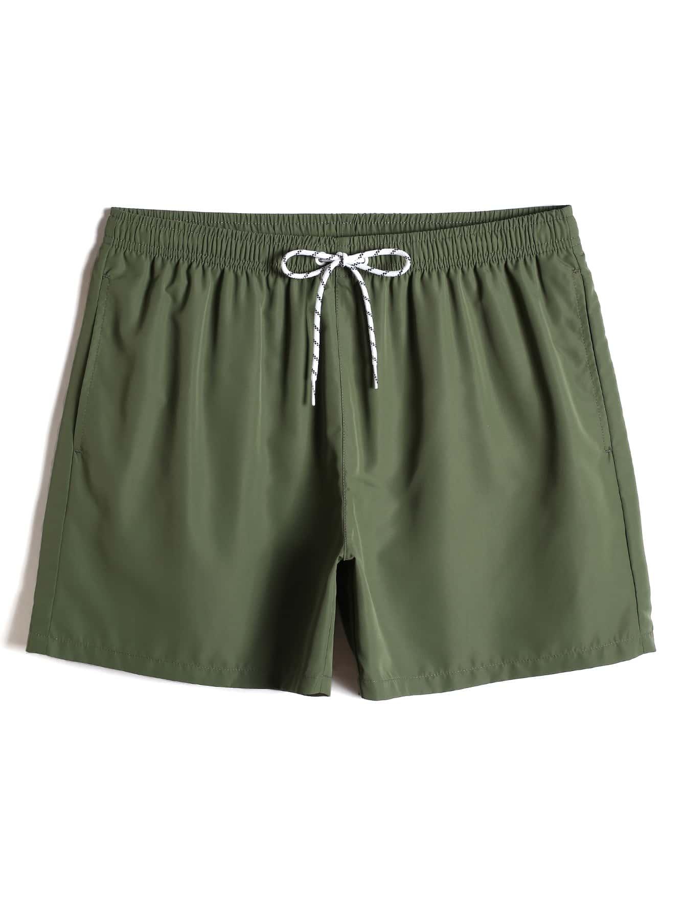 zielone spodenki casual