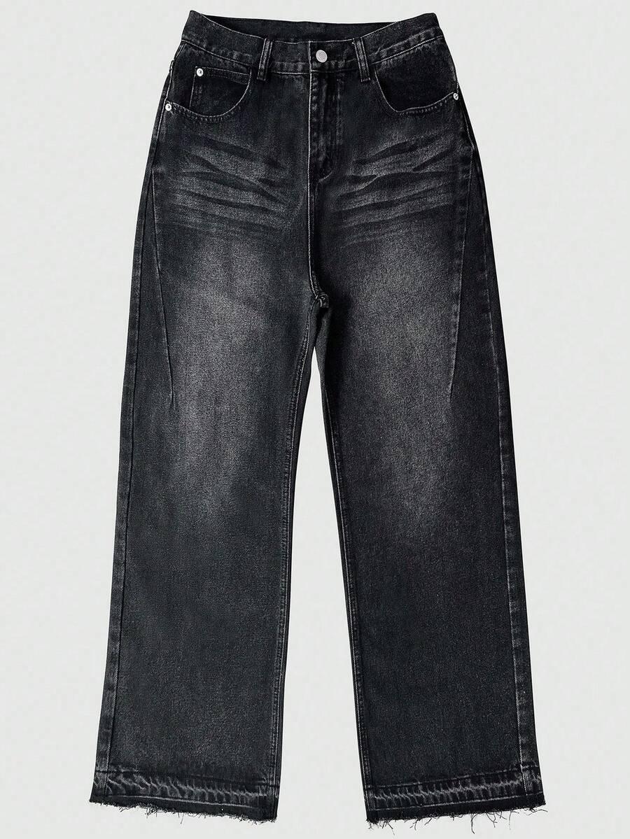 czarne spodnie jeans