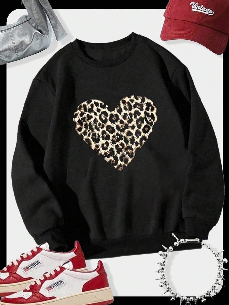 czarna bluza print