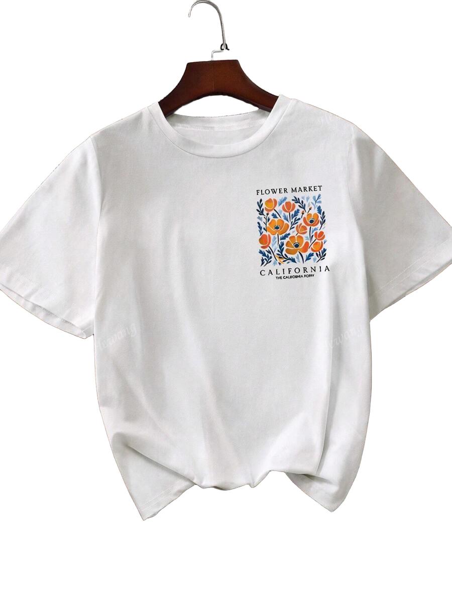T-SHIRT Z NADRUKIEM