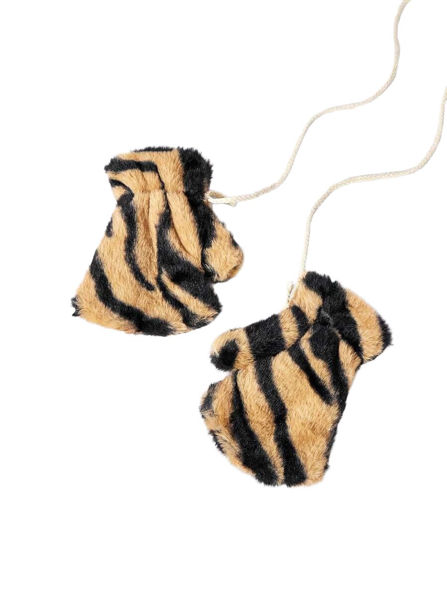rękawiczki animal print