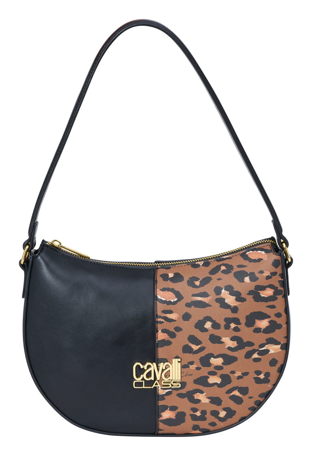 torebka kontrast animal print logo