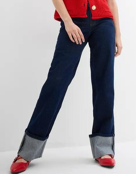 PROSTE JEANSY DAMSKIE