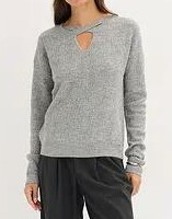 SWETER DAMSKI SZARY