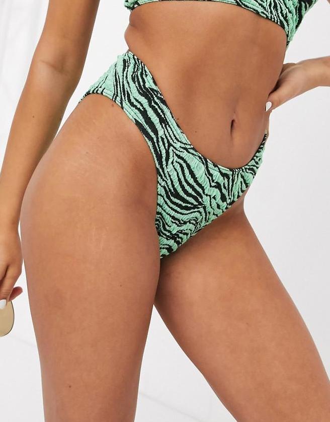 DÓŁ BIKINI ANIMAL PRINT