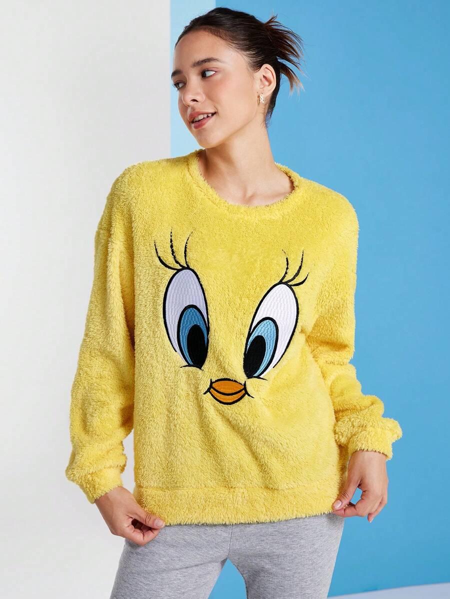 żółta bluza wzór