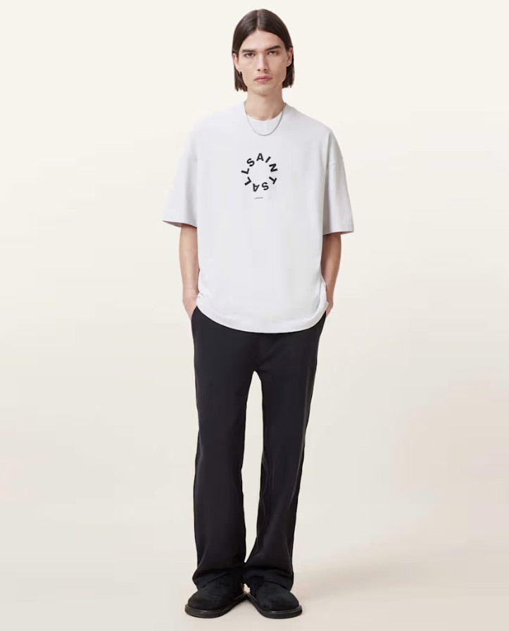 SZARY T-SHIRT LOGO