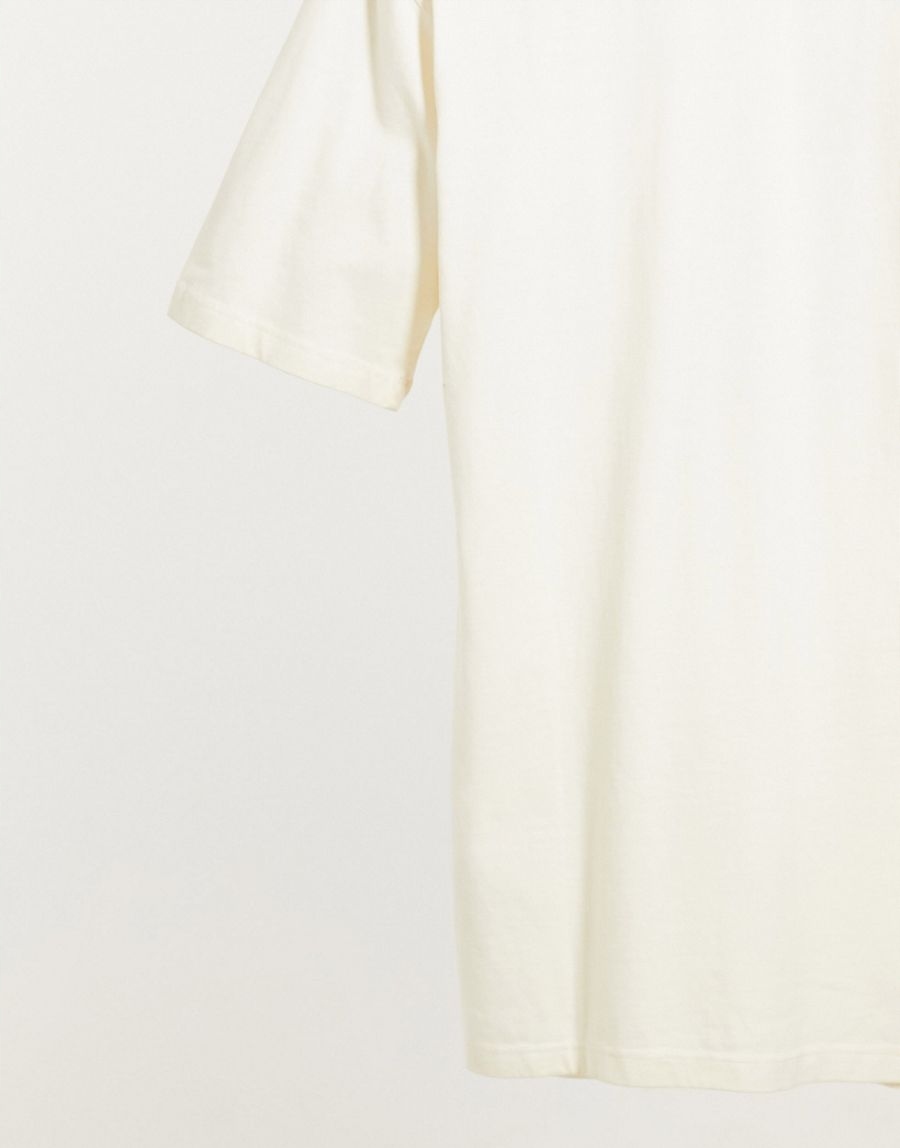 BEŻOWY T-SHIRT PRINT 