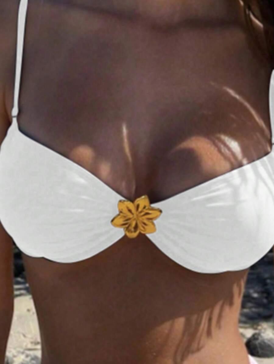 biała góra od bikini