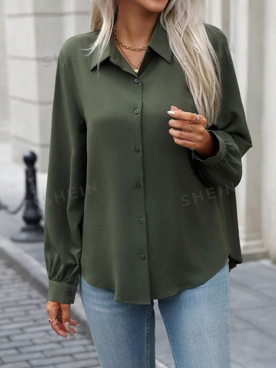 KHAKI KOSZULA PLISY 