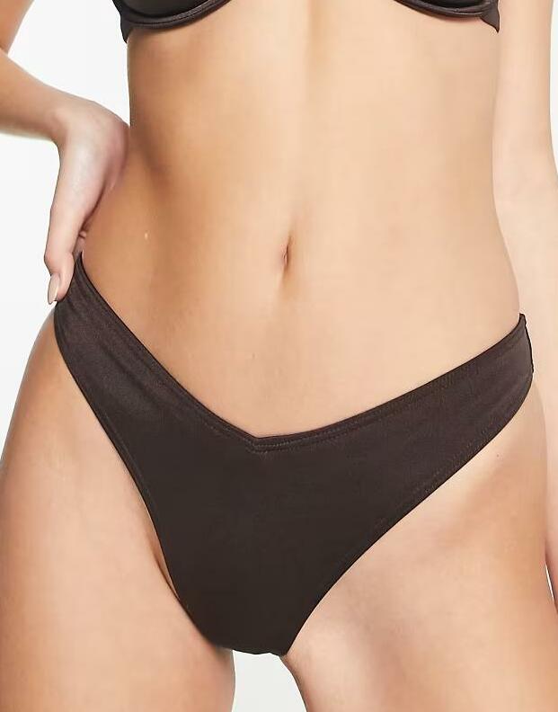 brązowy dół od bikini