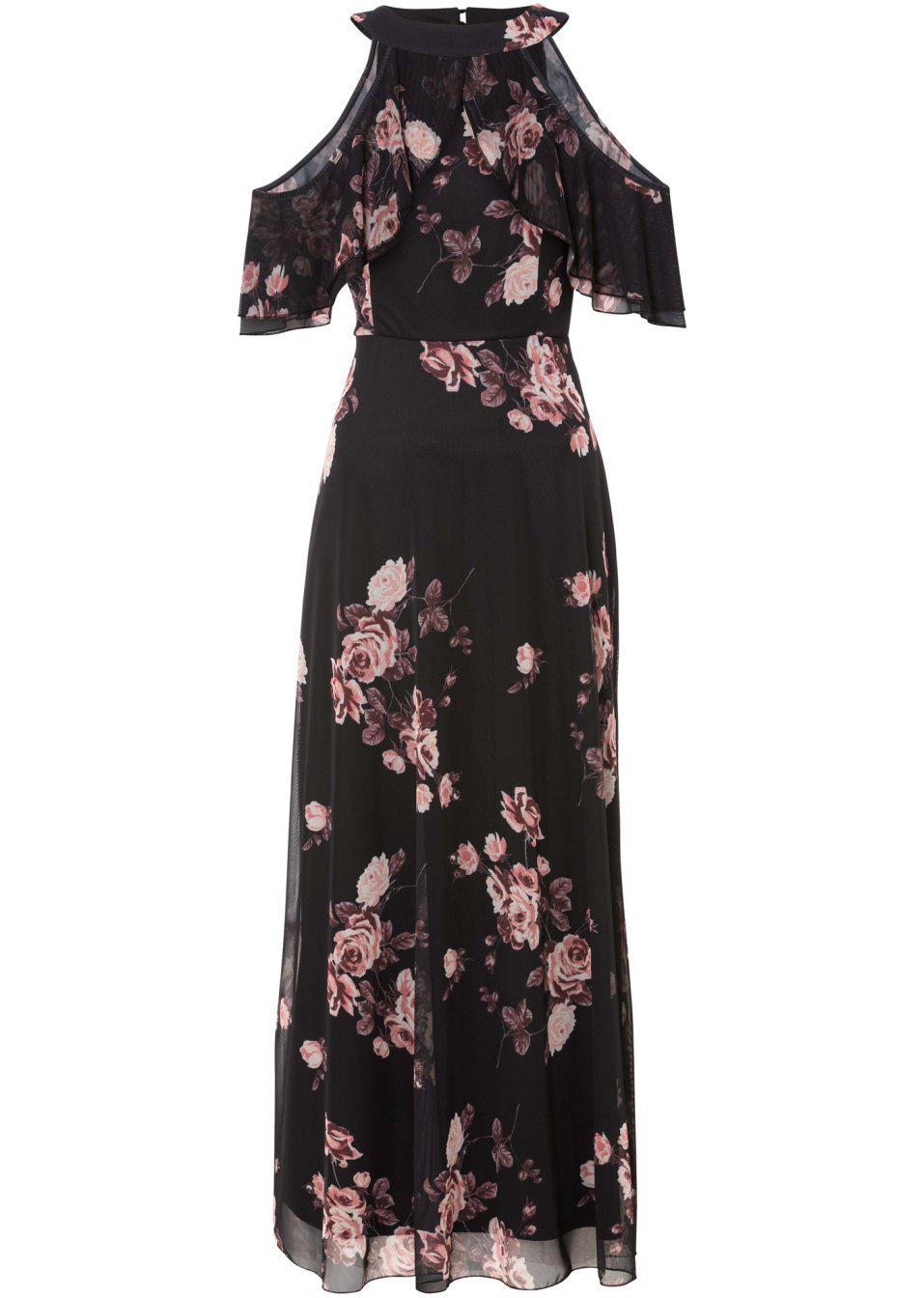 SUKIENKA W KWIATY MAXI 