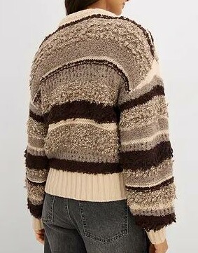 SWETER DAMSKI PLUS SIZE OKRĄGŁY DEKOLT