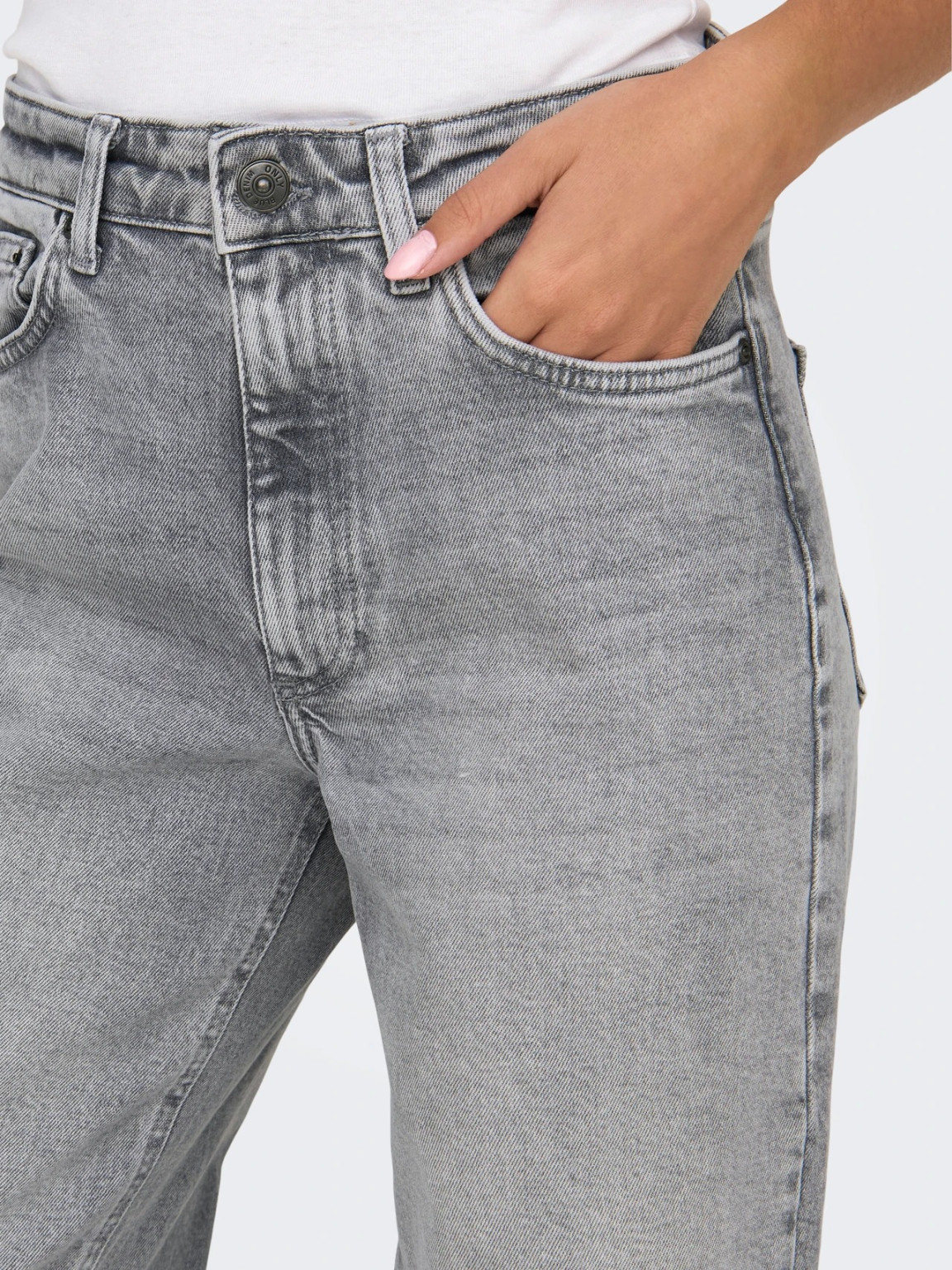 szerokie spodnie jeans wysoki stan